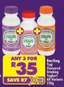 Shoprite Darling Yogi Flavoured Drinking Yoghurt offer