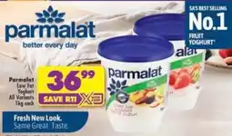 Shoprite Parmalat Low Fat Yoghurt offer