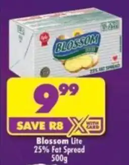 Shoprite Blossom Lite 25% Fat Spread offer