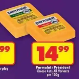 Shoprite Parmalat/Président Cheese Cuts offer