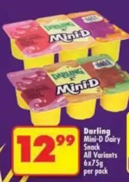 Shoprite Darling Mini-D Dairy Snack offer
