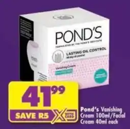 Shoprite Pond's Vanishing Cream offer