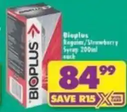 Shoprite Bioplus Syrup offer