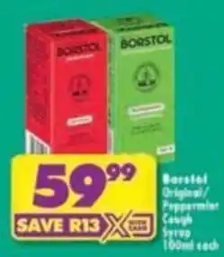 Shoprite Boristol Original/Peppermint Cough Syrup offer