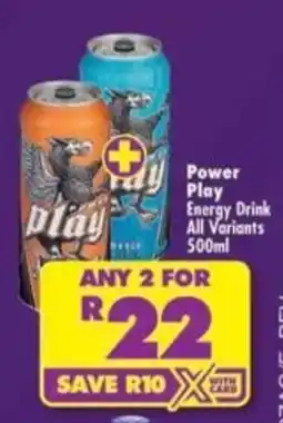Shoprite Power Play Energy Drink offer