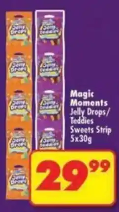 Shoprite Magic Moments Jelly Drops/Teddies Sweets Strip offer
