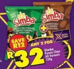 Shoprite Simba Potato Chips offer