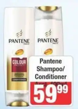 Frontline Pantene Shampoo/Conditioner offer