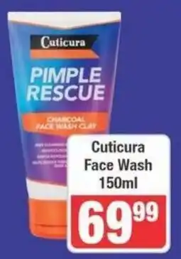 Frontline Cuticura Pimple Rescue Charcoal Face Wash Clay offer