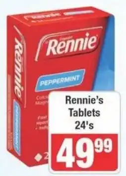 Frontline Rennie's Tablets offer