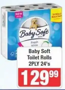 Frontline Baby Soft Toilet Rolls offer