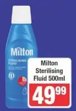 Frontline Milton Sterilising Fluid offer
