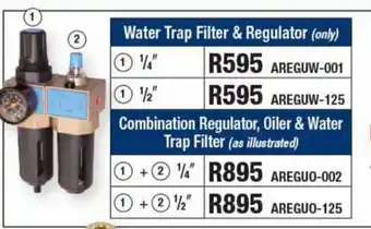 Water Trap Filter & Regulator 1/4