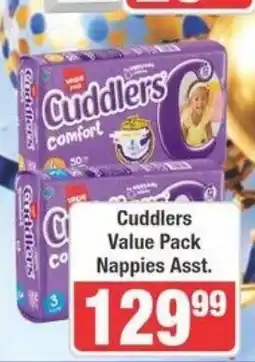 Frontline Cuddlers Value Pack Nappies Assorted offer