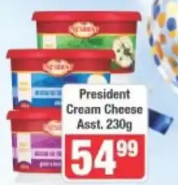 Frontline President Cream Cheese Assorted offer
