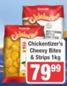 Frontline Chickentizer's Cheesy Bites & Strips offer