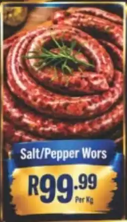 Frontline Salt/Pepper Wors offer