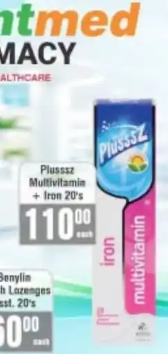 Frontline Plussz Multivitamin + Iron 20's offer