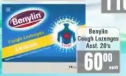 Frontline Benylin Cough Lozenges Lemon offer