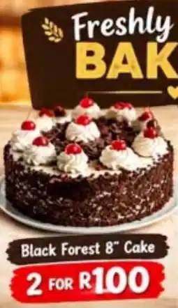 Frontline Freshly BAK Black Forest 8" Cake offer