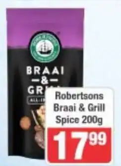 Frontline Robertsons Braai & Grill Spice offer