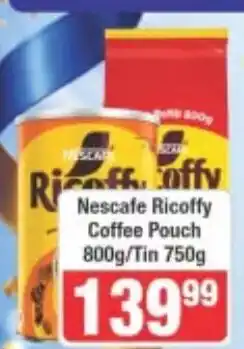 Frontline Nescafe Ricoffy Coffee Pouch offer