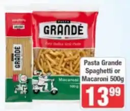Frontline Pasta Grande Spaghetti or Macaroni offer