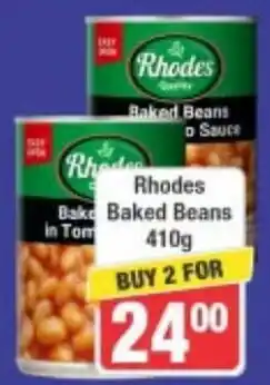 Frontline Rhodes Baked Beans offer