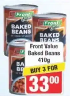 Frontline Front Value Baked Beans offer