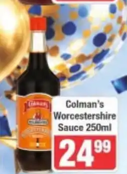 Frontline Colman's Worcestershire Sauce offer