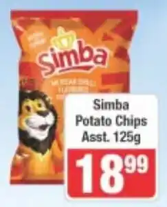 Frontline Simba Potato Chips Assorted offer