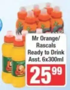 Frontline Mr Orange/ Rascals Ready to Drink offer