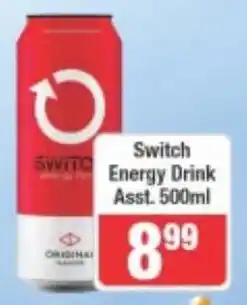 Frontline Switch Energy Drink offer