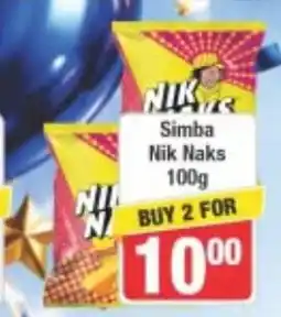 Frontline Simba Nik Naks offer