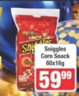 Frontline Sniggles Corn Snack offer