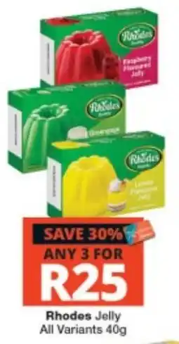 Checkers Rhodes Jelly offer