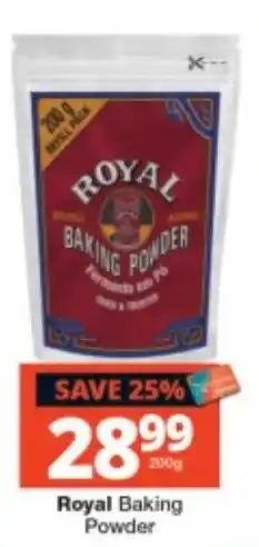 Checkers Royal Baking Powder offer
