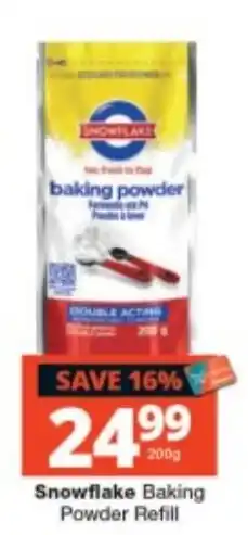 Checkers Snowflake Baking Powder Refill offer