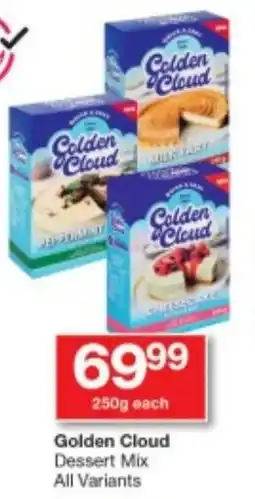 Checkers Golden Cloud Dessert Mix offer