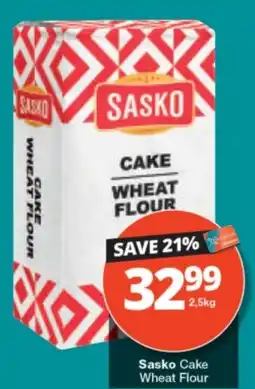 Checkers Sasko Cake Wheat Flour offer