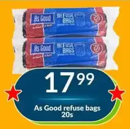 Super Save As Good refuse bags offer