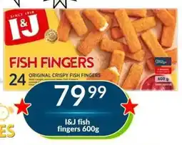 Super Save I&J fish fingers offer