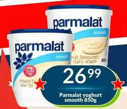 Super Save Parmalat yoghurt smooth offer