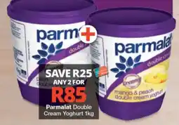 Checkers Parmalat Double Cream Yoghurt offer