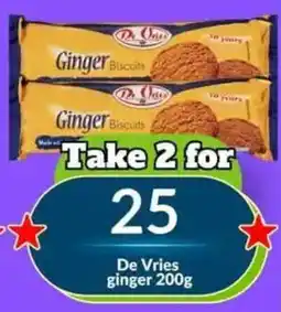 Super Save De Vries ginger offer