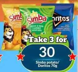 Super Save Simba potato/Doritos offer