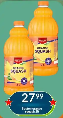 Super Save Boston orange squash offer