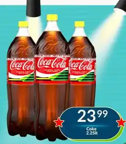 Super Save Coca-Cola Original Taste Less Sugar offer