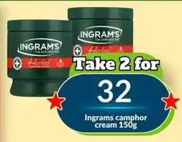 Super Save Ingrams camphor cream offer