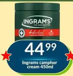 Super Save Ingram's camphor cream offer